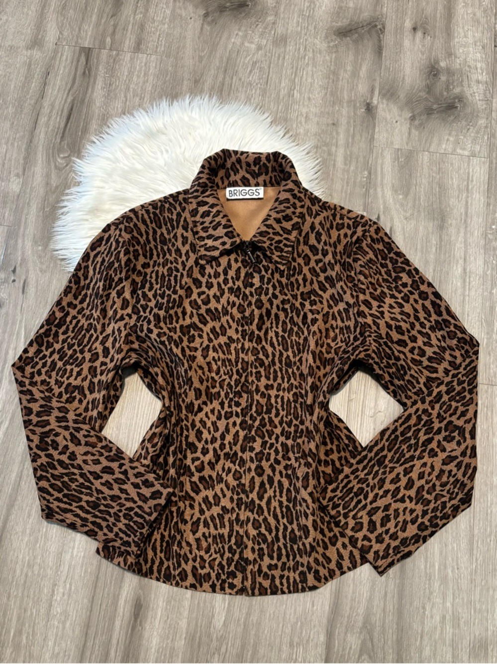 °❀BRIGGS |  New York Leopard Print Women's Jacket °❀